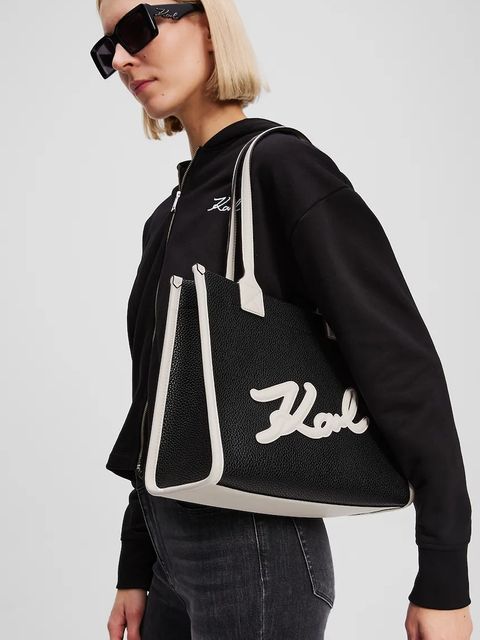 Karl Lagerfeld torebka K/SKUARE kolor czarny A1W30042 - zdjęcie produktu nr 2