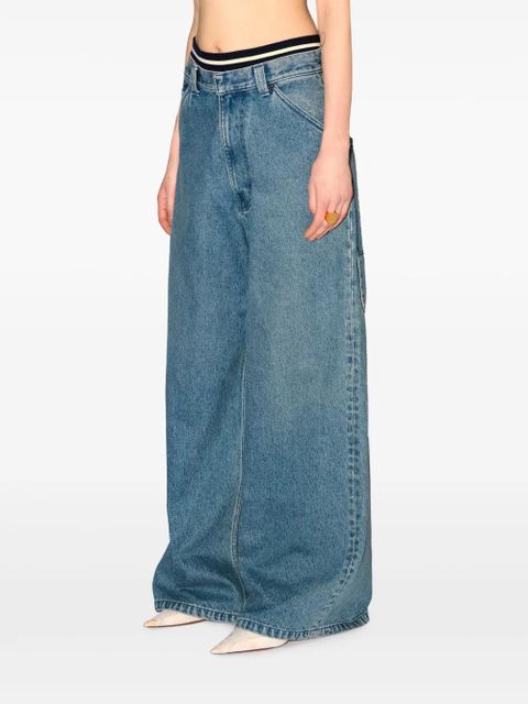 AMBUSH wide-leg jeans - Blue
