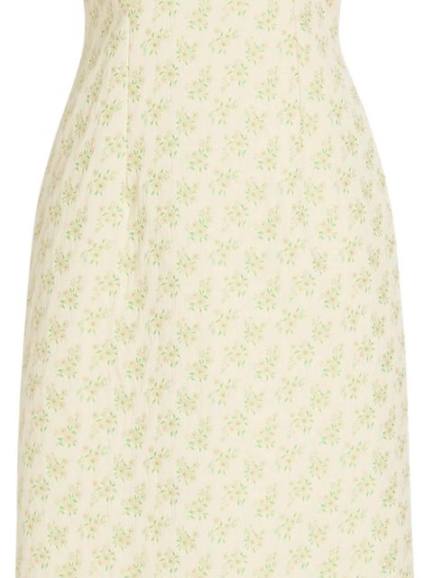 Simone Rocha floral dress - Neutrals - zdjęcie produktu nr 2