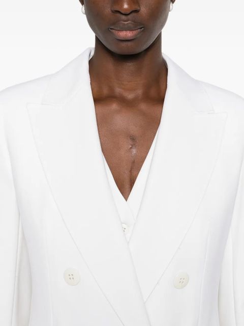 Max Mara double-breasted suit - White