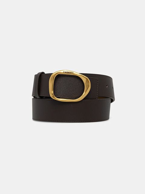 Twinset pasek damski kolor brązowy 252TO525A - zdjęcie produktu nr 1