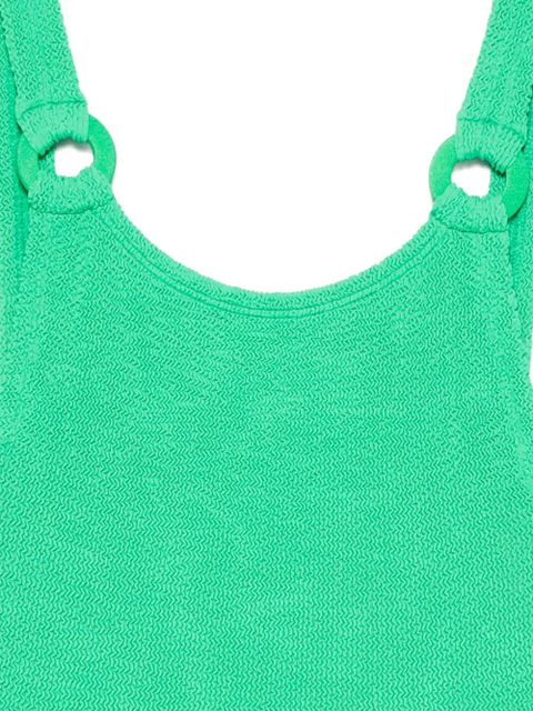 Hunza G ring crinkled swimsuit - Green