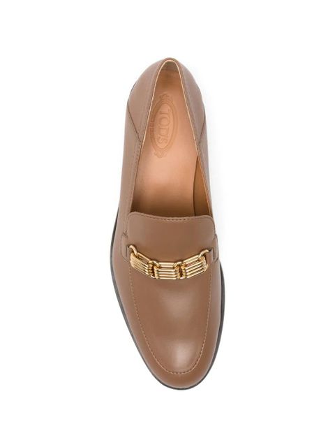 Tod's chain detail loafers - Neutrals