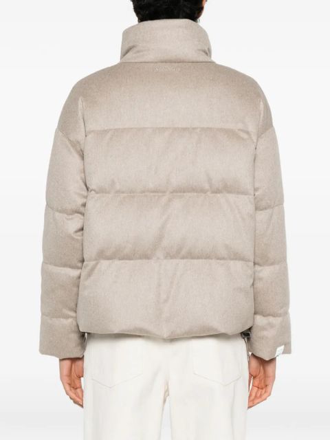 Max Mara quilted-pattern padded jacket - Neutrals