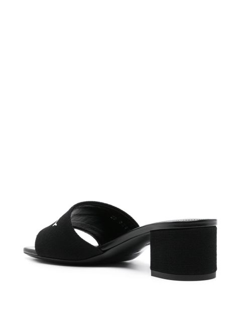 Givenchy 50mm logo-print mules - Black