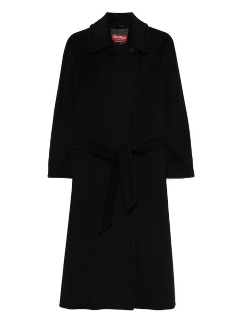 Max Mara drop-shoulder belted coat - Black - zdjęcie produktu nr 1