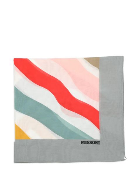 Missoni square-shape scarf - Grey - zdjęcie produktu nr 1