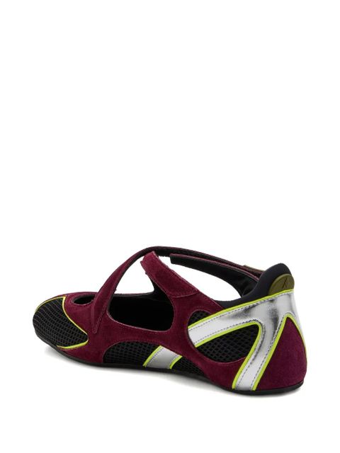 The Attico Floor 01 ballet flats - Red