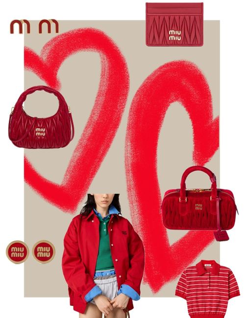 Czerwień w roli głównej: Walentynki w stylu Miu Miu