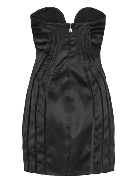 ROTATE BIRGER CHRISTENSEN sweetheart-neckline mini dress - Black