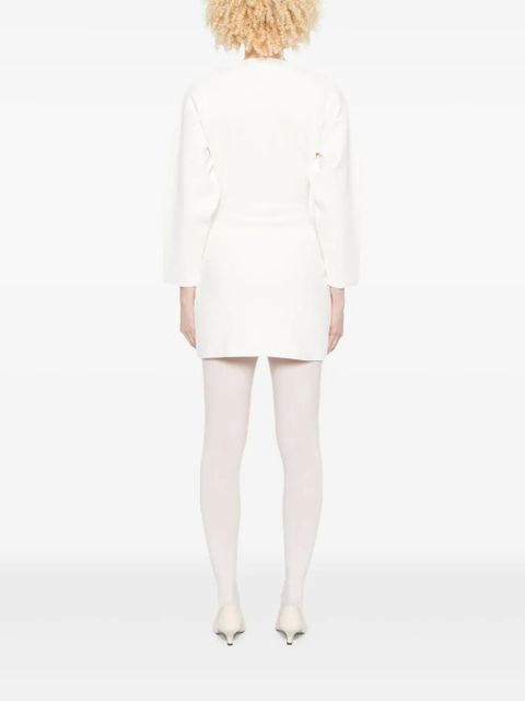WARDROBE.NYC RHW knit mini dress - White