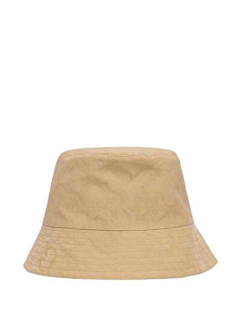 PINKO embroidered-logo bucket hat - White - zdjęcie produktu nr 2
