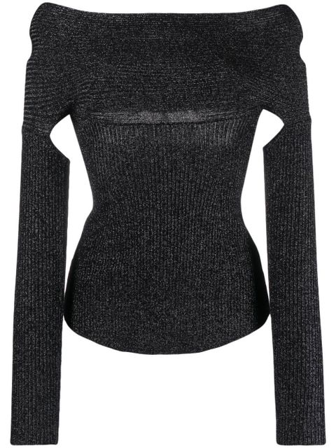 KHAITE Salma open-back top - Black - zdjęcie produktu nr 1