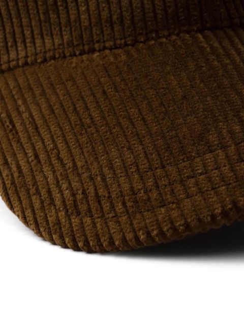 Prada corduroy baseball cap - Brown - zdjęcie produktu nr 1