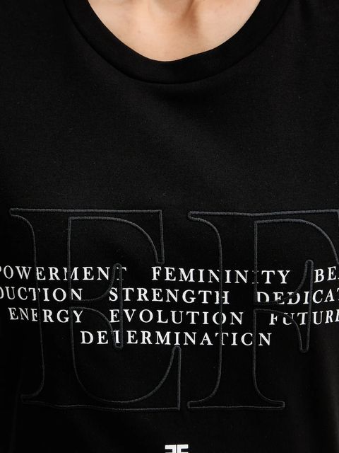 Elisabetta Franchi t-shirt bawełniany