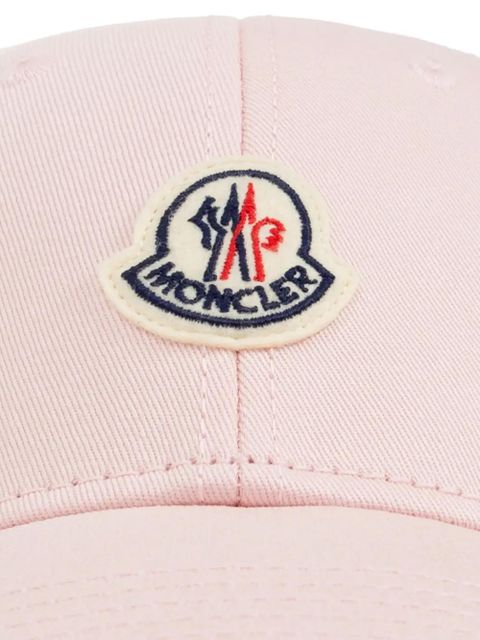 Moncler logo-patch baseball cap - Pink - zdjęcie produktu nr 2