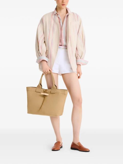 Longchamp L Le Roseau tote bag - Neutrals - zdjęcie produktu nr 2