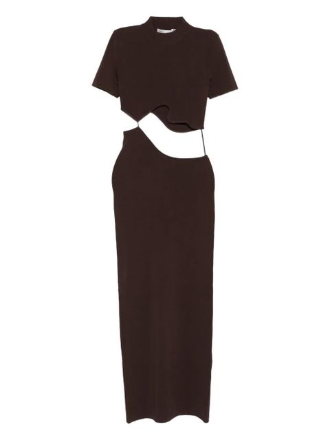 Christopher Esber Maparadita lattice separation maxi dress - Brown - zdjęcie produktu nr 1