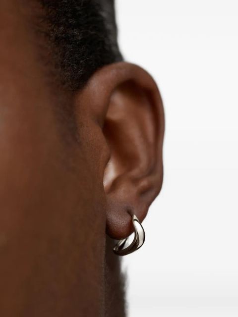 Monica Vinader Swirl huggie earrings - Silver - zdjęcie produktu nr 2