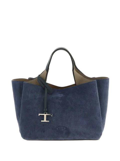 Tod's mini Apa suede tote bag - Blue