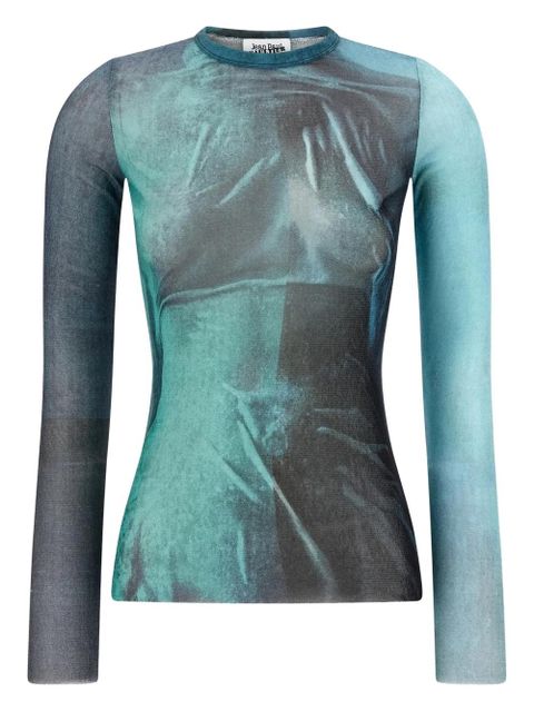 Jean Paul Gaultier long-sleeve top - Blue - zdjęcie produktu nr 1