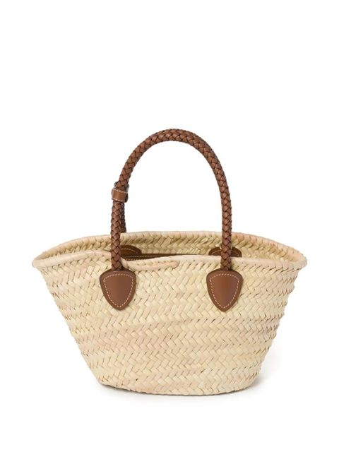 Miu Miu woven straw tote bag - Neutrals