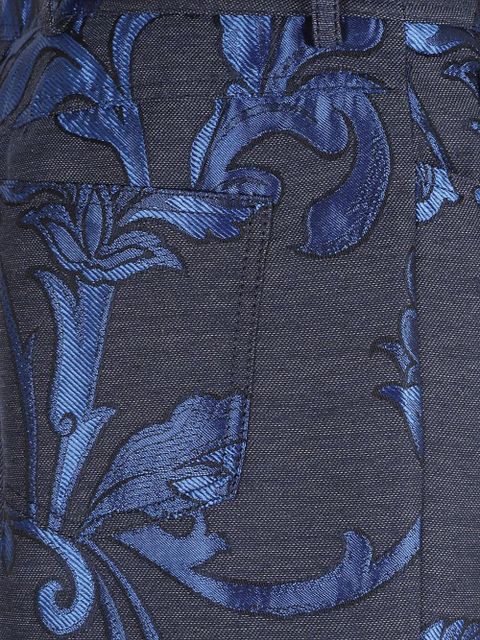ETRO damask-print jeans - Blue - zdjęcie produktu nr 2