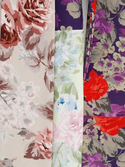 Acne Studios floral-print midi dress - Purple