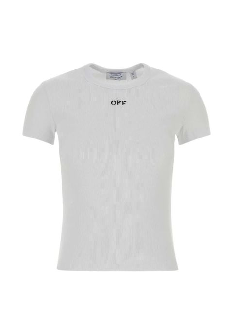 Off-White stretchy T-shirt - zdjęcie produktu nr 1