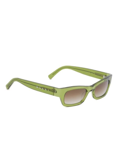 Marni Eyewear rectangular-frame sunglasses - Green