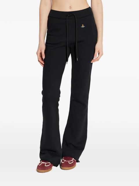 Vivienne Westwood logo drawstring track pants - Black