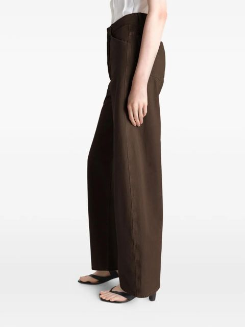 LEMAIRE high-waisted curved jeans - Brown - zdjęcie produktu nr 2