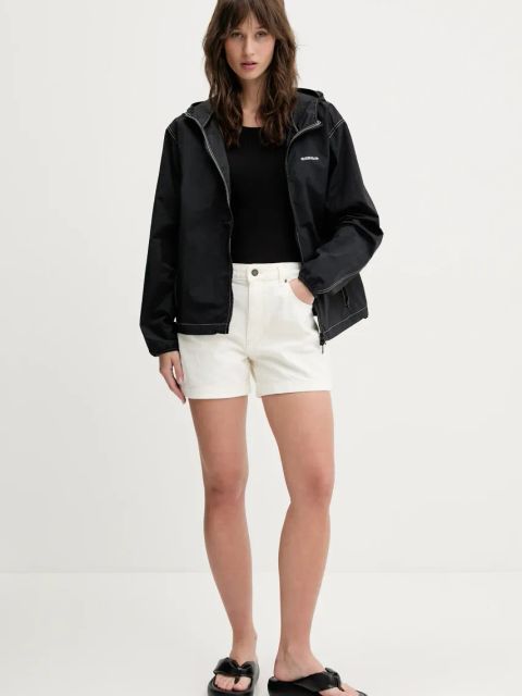 Guess Jeans kurtka kolor czarny przejściowa W5GL29 WH8N2