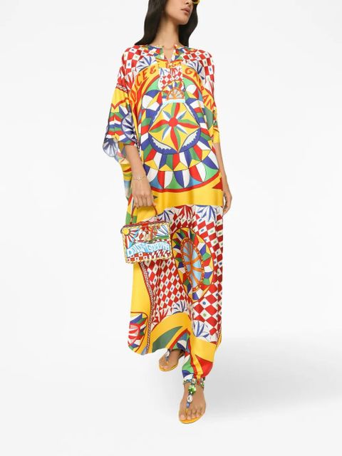 Dolce & Gabbana Dolce Box Carretto-print tote bag - Red