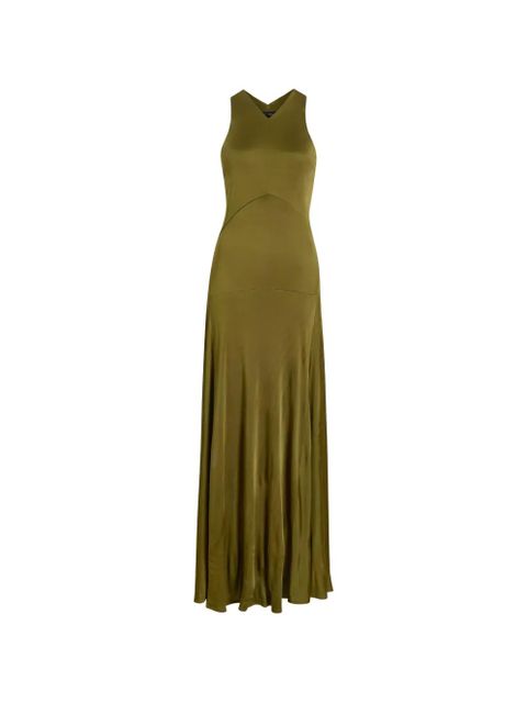 Proenza Schouler Naia V-neck maxi dress - Green - zdjęcie produktu nr 1