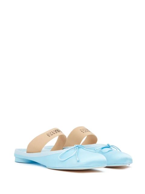 MM6 Maison Margiela anatomic-toe leather slippers - Blue - zdjęcie produktu nr 2