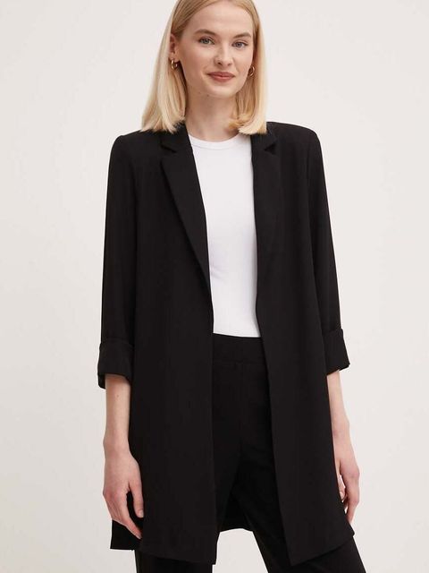 Joseph Ribkoff marynarka kolor czarny niezapinana gładka 211361 - zdjęcie produktu nr 1