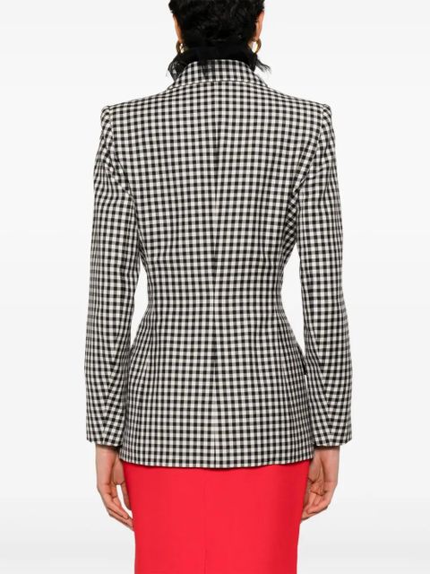 Givenchy Pre-Owned 1990s check-pattern blazer - Black