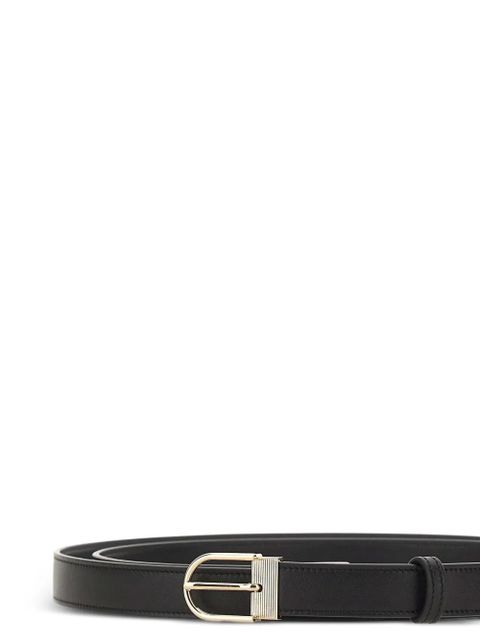 Victoria Beckham Dorian leather belt - Black