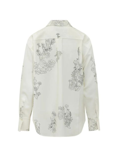 Victoria Beckham floral pyjama shirt - Neutrals - zdjęcie produktu nr 2