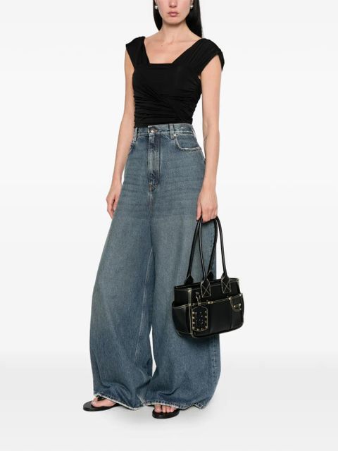 GANNI twisted bodysuit - Black - zdjęcie produktu nr 2