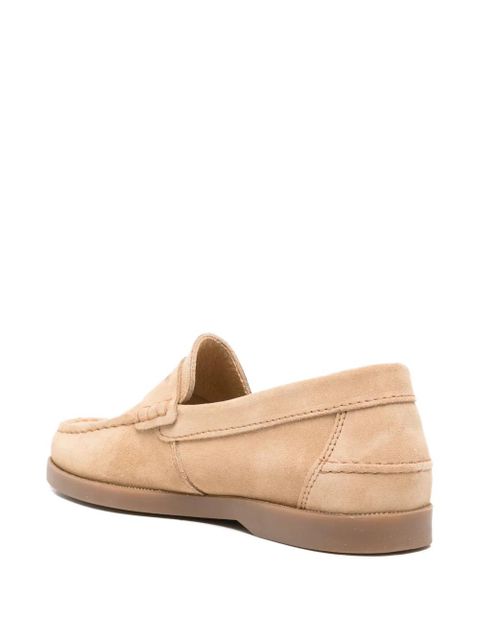 Manebi suede penny loafers - Neutrals