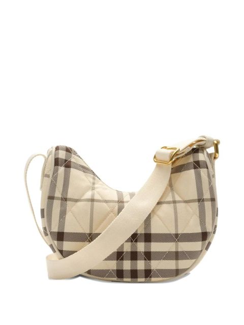 Burberry Horseshoe quilted checked cross body bag - Neutrals - zdjęcie produktu nr 2