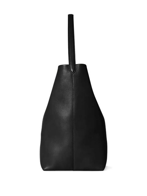 The Row Park slouchy leather tote bag - Black