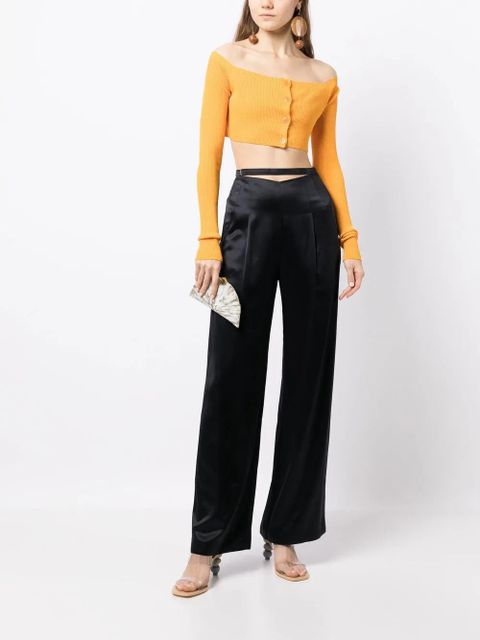 Cult Gaia Tash wide-leg trousers - Black - zdjęcie produktu nr 2