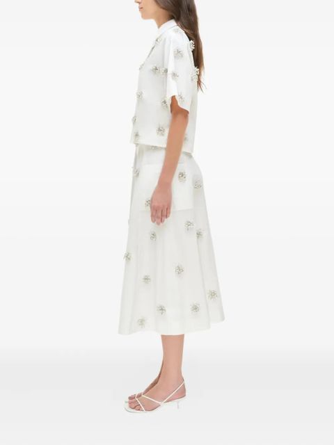 Simkhai embellished shirt - White