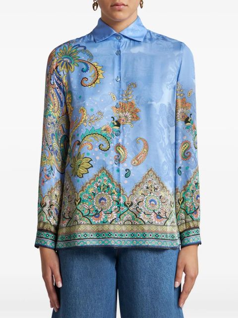 ETRO paisley-print shirt - Blue - zdjęcie produktu nr 2