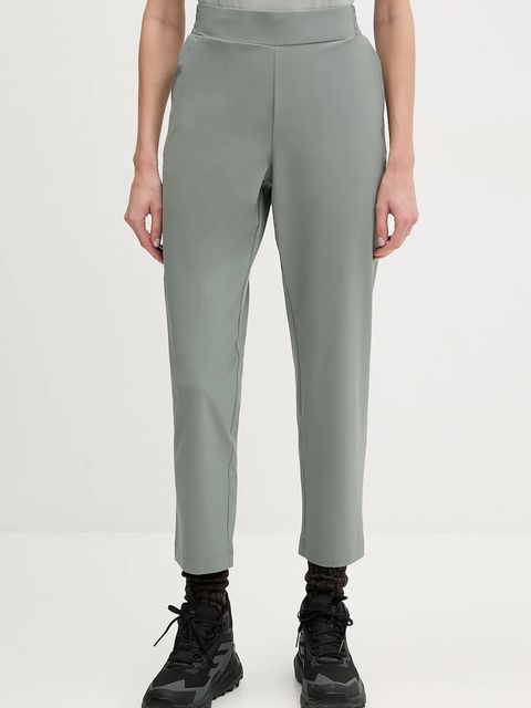 Helly Hansen spodnie sportowe Thalia 2.0 damskie kolor zielony proste high waist 34325 - zdjęcie produktu nr 1