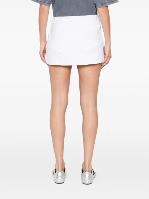 Alexander Wang pleated wrap mini skirt - White