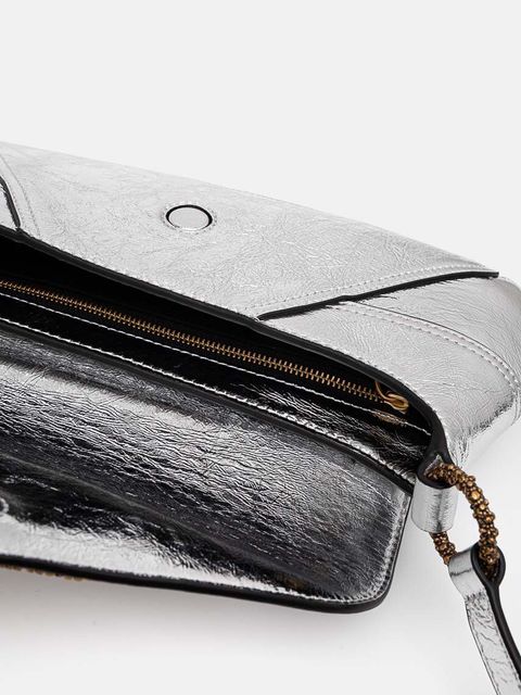 Pinko torebka kolor srebrny 103763 A1VB